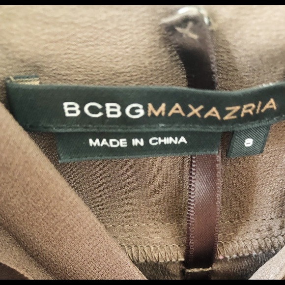BCBG Maxazria dress brown size 8 - Picture 6 of 6